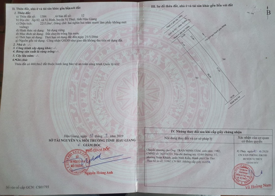 🔴 Đất đẹp khu vực đông đúc mặt tiền Quốc lộ 61C kế bên quán cafe