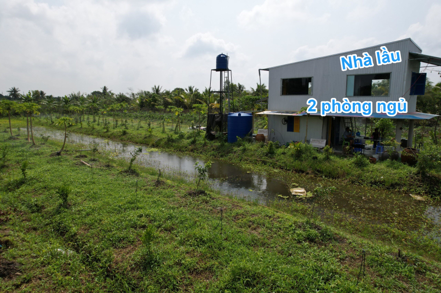 Bán miếng đất tâm huyết 4.300m2 Lộ Đông Phú Cái Chanh. Gần khu du lịch Làng Bè Hai Khanh.