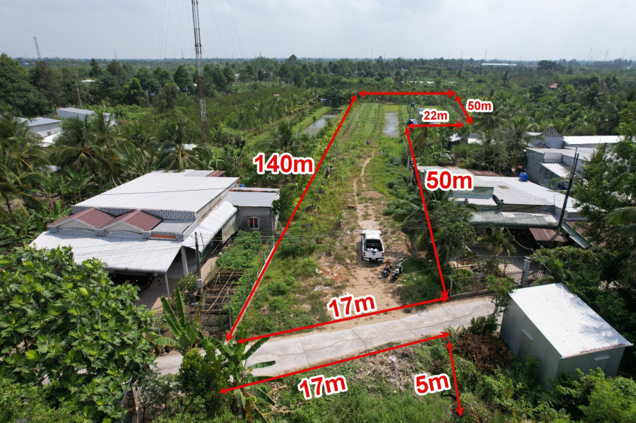 Bán miếng đất tâm huyết 4.300m2 Lộ Đông Phú Cái Chanh. Gần khu du lịch Làng Bè Hai Khanh.