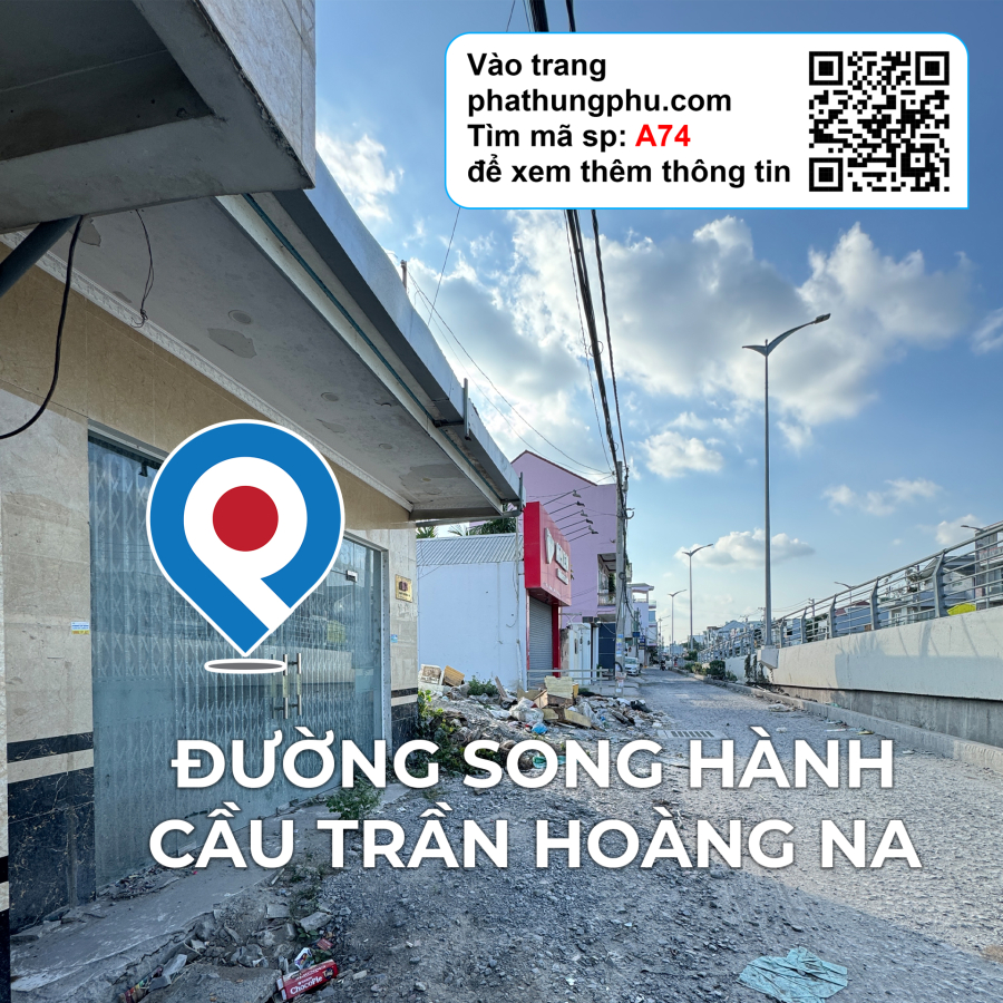Nhà mặt tiền đường song hành cầu Trần Hoàng Na
