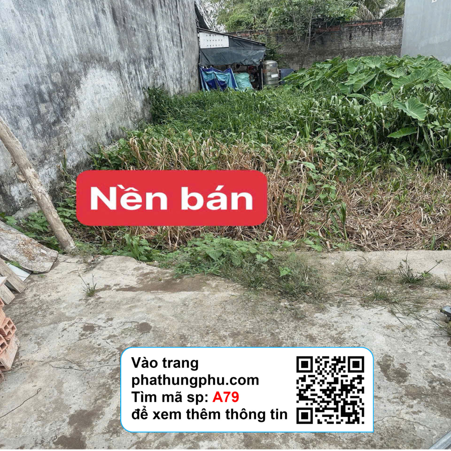 Bán nền diện tích lớn hẻm tổ 3 đường Nguyễn Văn Linh