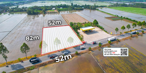 Siêu phẩm ngang 52x82m mặt tiền Quốc lộ 61C, Hậu Giang