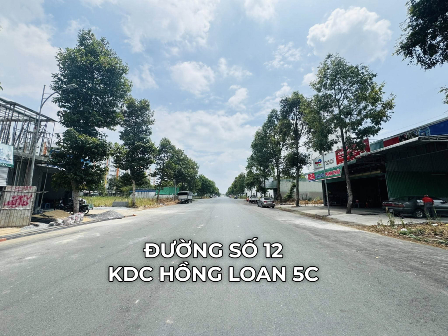 Cặp nền 10 x 18 Đường số 12 KDC Hồng Loan 5C
