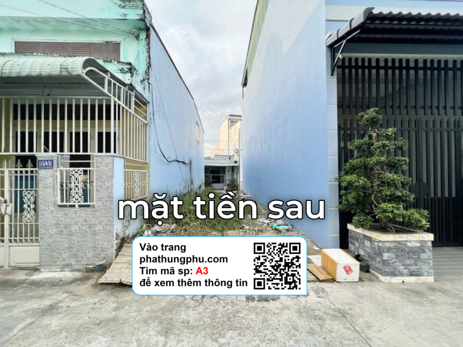 NỀN 2 MẶT TIỀN HẺM 115 CMT8