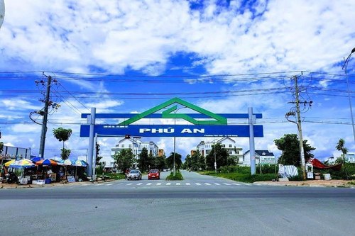 Nền đẹp trục chính KDC Phú An - Cần Thơ