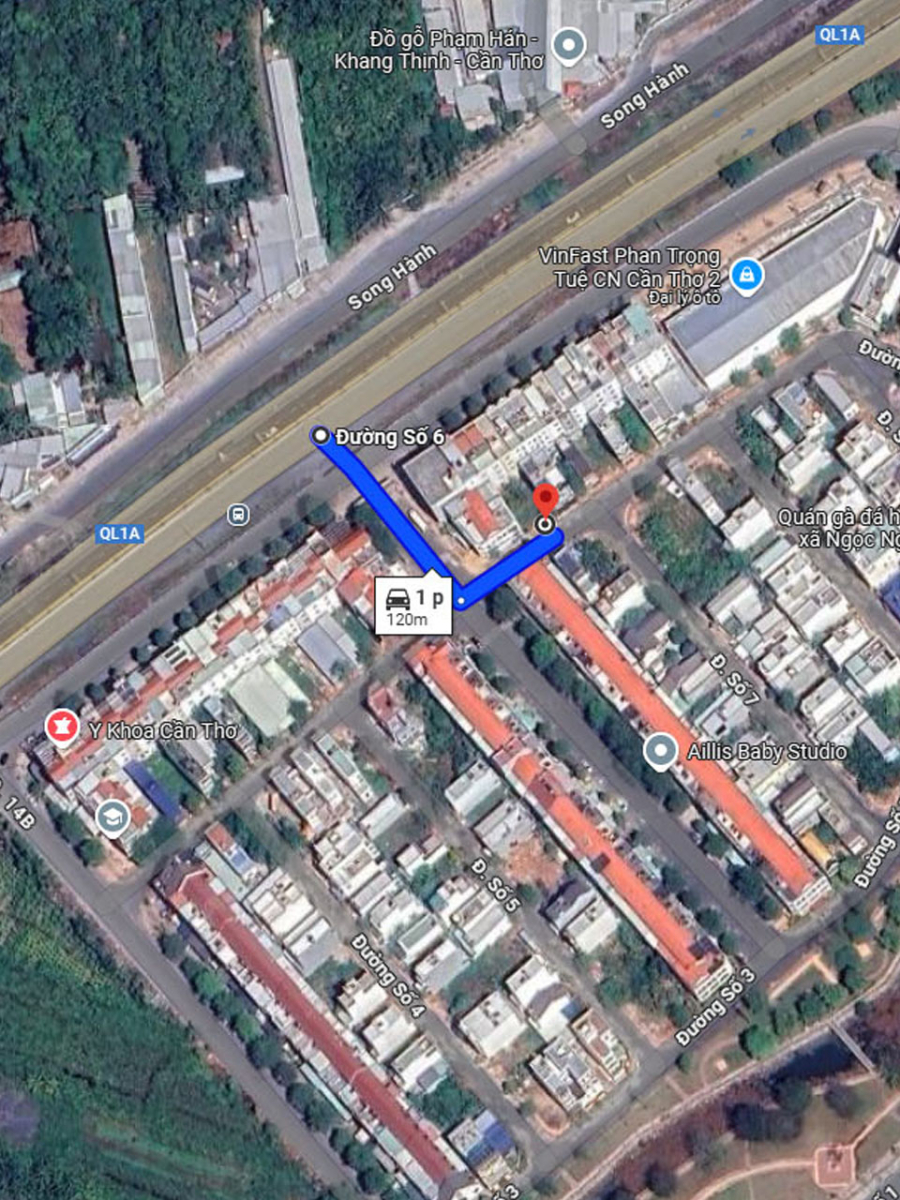 Nền KDC Văn Hoá Tây Đô Gần QL1A (hẻm hông 2m)