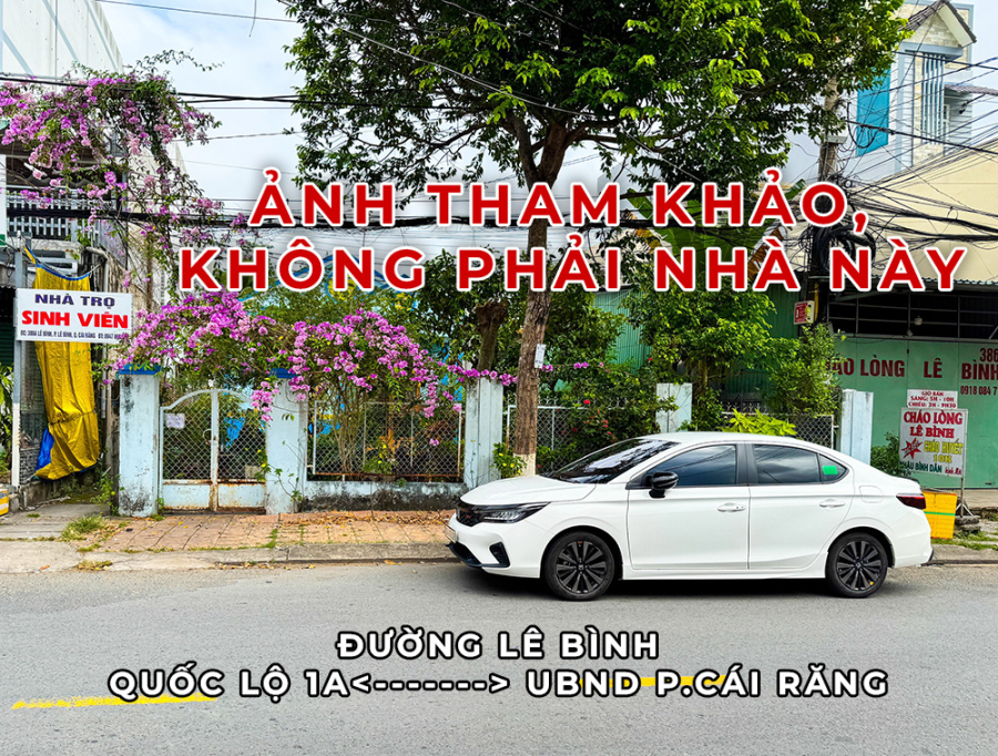 Siêu VIP mặt tiền đường Lê Bình, kế UBND Phường Cái Răng - Cần Thơ