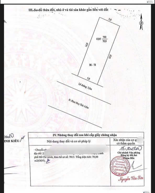 Bán nền tặng nhà đường Phan Huy Chú